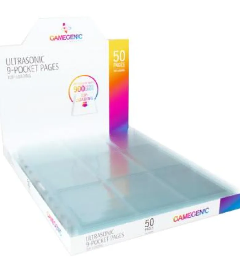 Gamegenic: Ultrasonic 9-Pocket Pages Top-Loading Display (50)