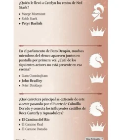 Juego de Tronos Trivia: Expansión de las Temporadas 5-8