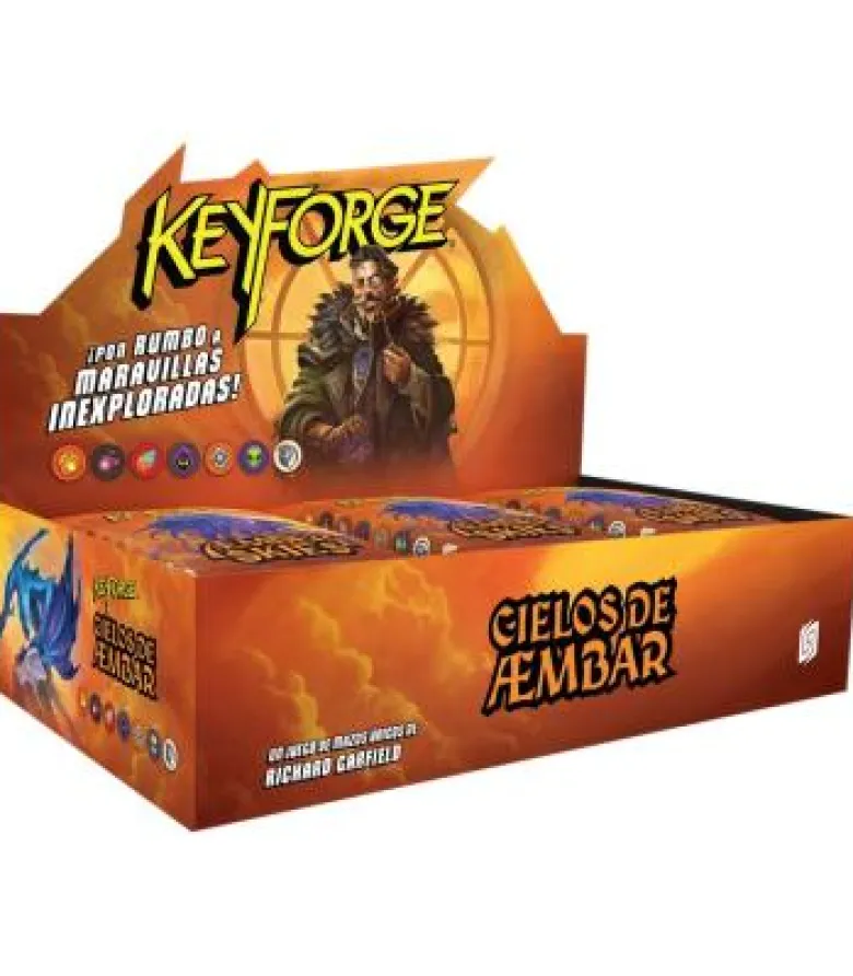 Keyforge: Cielos de Æmbar (Expositor con 12 Mazos)
