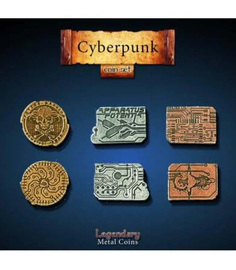 Legendary Metal Coins: Cyberpunk (24)