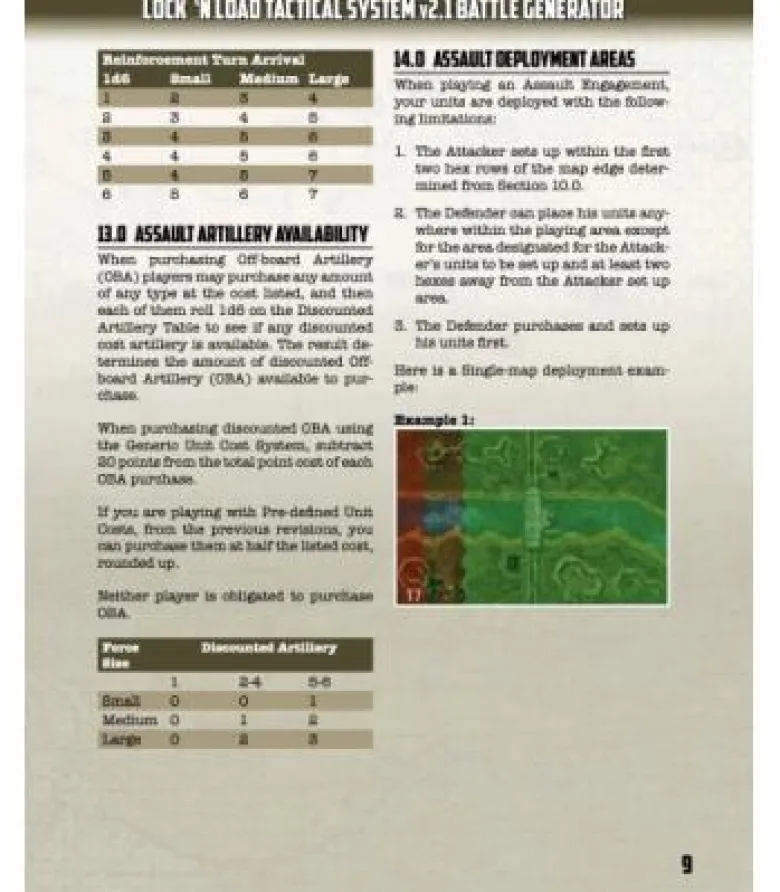 Lock'N Load Tactical: Battle Generator (Revision v2.1) (Inglés)