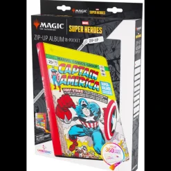 Magic the Gathering: Marvel Super Heroes - Zip-Up Album 18-Pocket (Captain America/Black Panther)