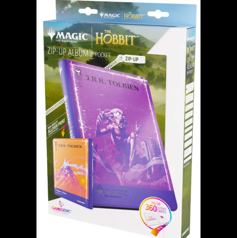 Magic the Gathering: The Hobbit - Zip-Up Album 18-Pocket (Gollum/Lonely Mountain)