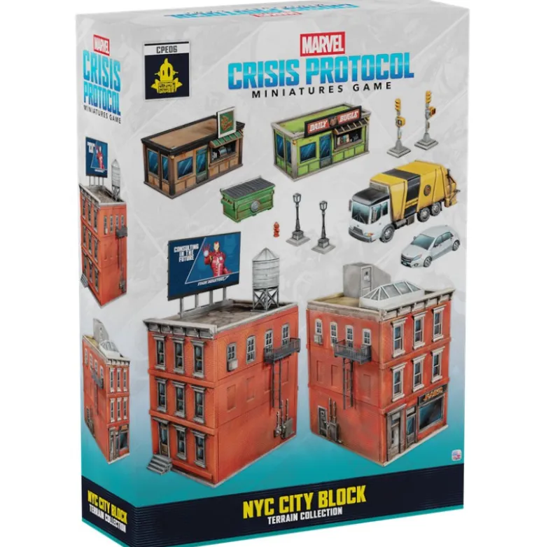 Marvel Crisis Protocol: NYC City Block (Terrain Pack)