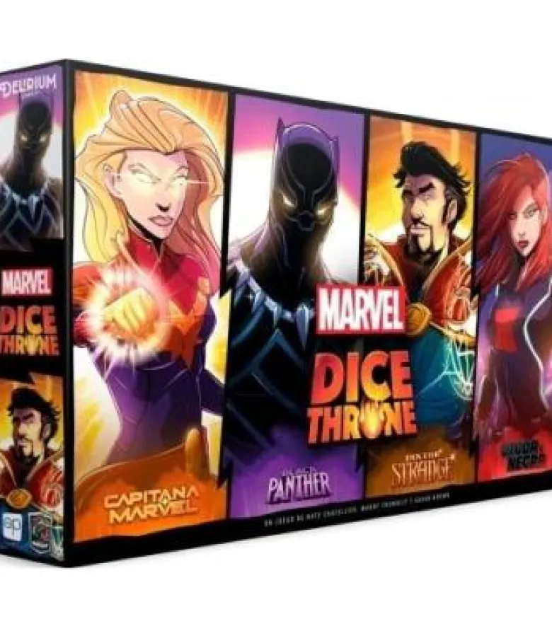 Marvel Dice Throne/2 (Capitana Marvel, Black Panther, Doctor Strange, Viuda Negra)