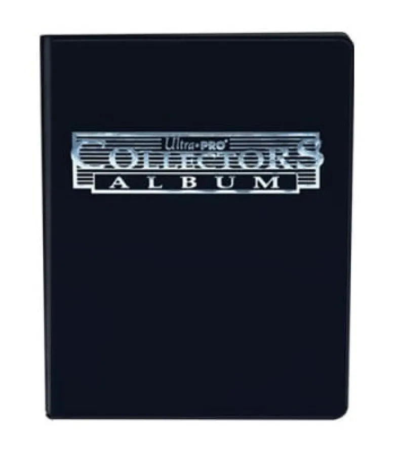 Mini Album Negro Collectors 4 Bolsillos Con Hojas
