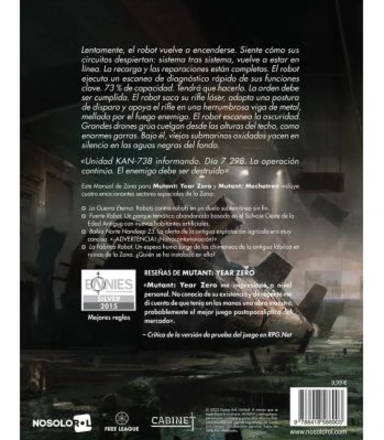 Mutant Year Zero: Manual de Zona 4 - La Guerra Eterna