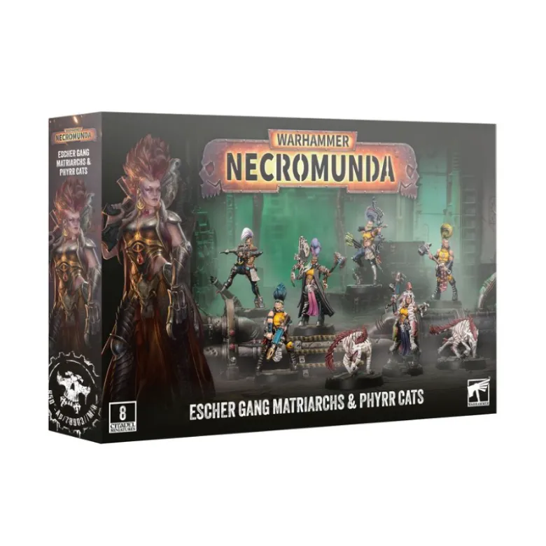 Necromunda: Escher Gang Matriarchs & Phyrr Cats