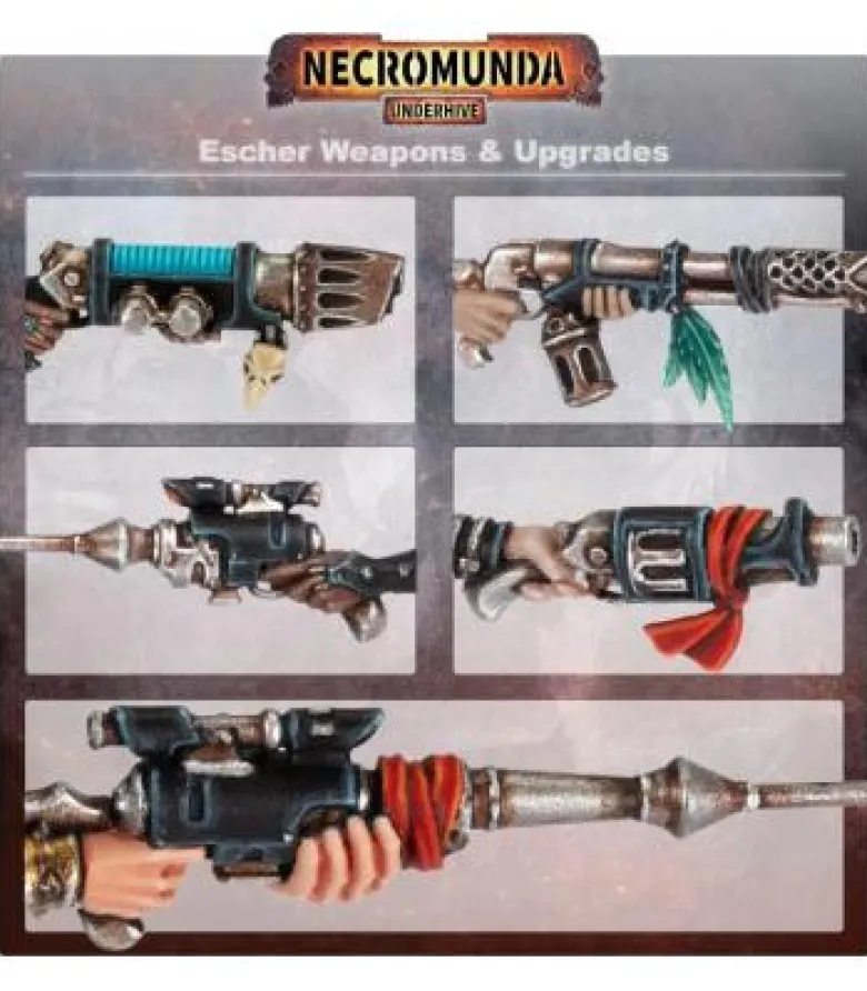 Necromunda: Escher Weapons & Upgrades