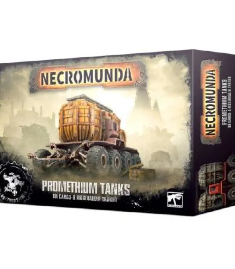 Necromunda: Promethium Tanks on Cargo-8 Ridgehauler Trailer