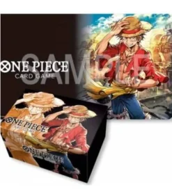 One Piece Card Game: Playmat and Storage Box- Monkey.D.Luffy (Inglés)
