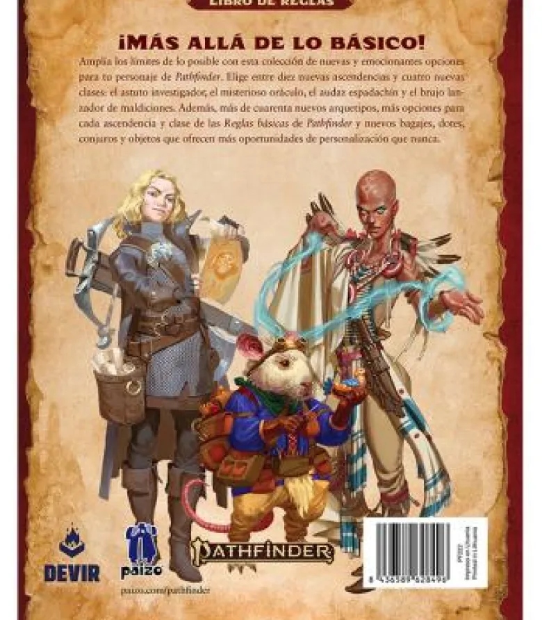 Pathfinder (2ª Edición): Guía del Jugador Avanzada
