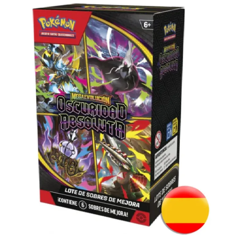 Pokemon JCC: Megaevolución - Oscuridad Absoluta (Lote de Sobres de Mejora)