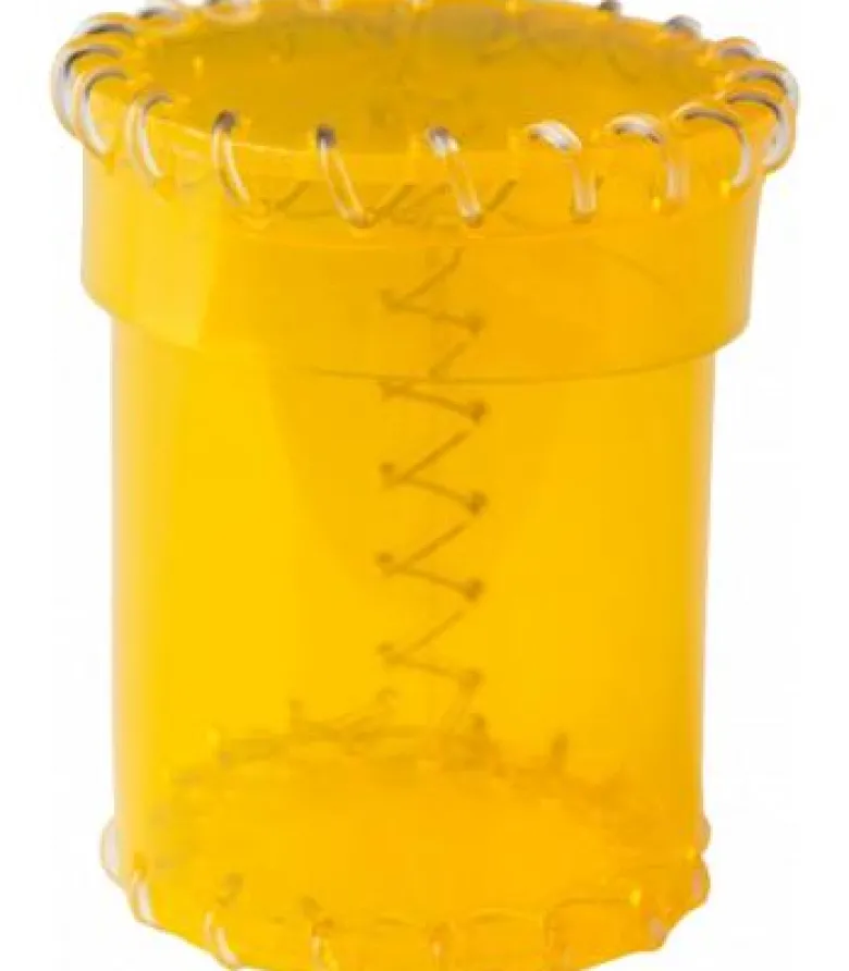 Q-Workshop: Age of Plastic Dice Cup (Yellow)