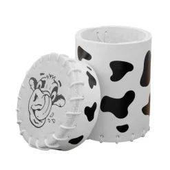 Q-Workshop: Cow Dice Cup (Leather)