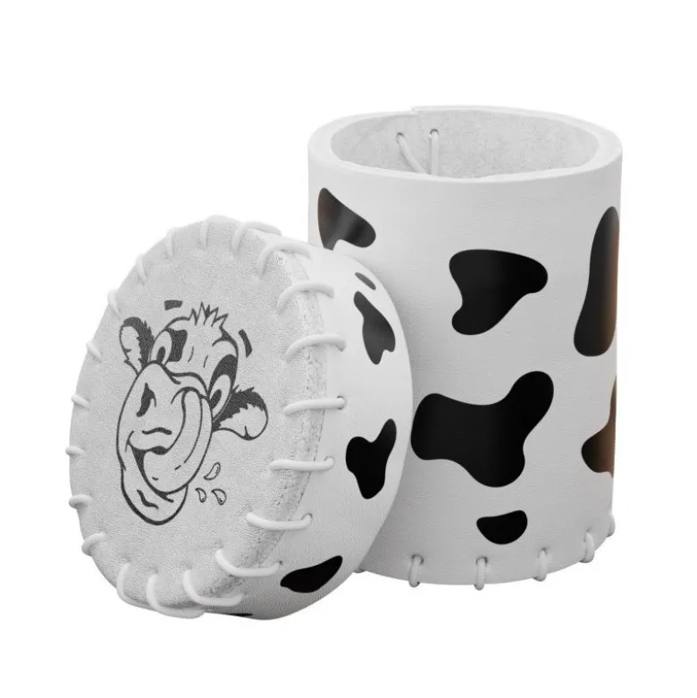 Q-Workshop: Cow Dice Cup (Leather)