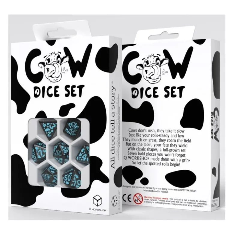 Q-Workshop: Cow Dice Set (MOOlissa)