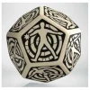 Q-Workshop: D12 Hit Location Dice (Beige & Negro)