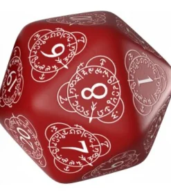 Q-Workshop: D20 Level Counter Dice (Red & White)
