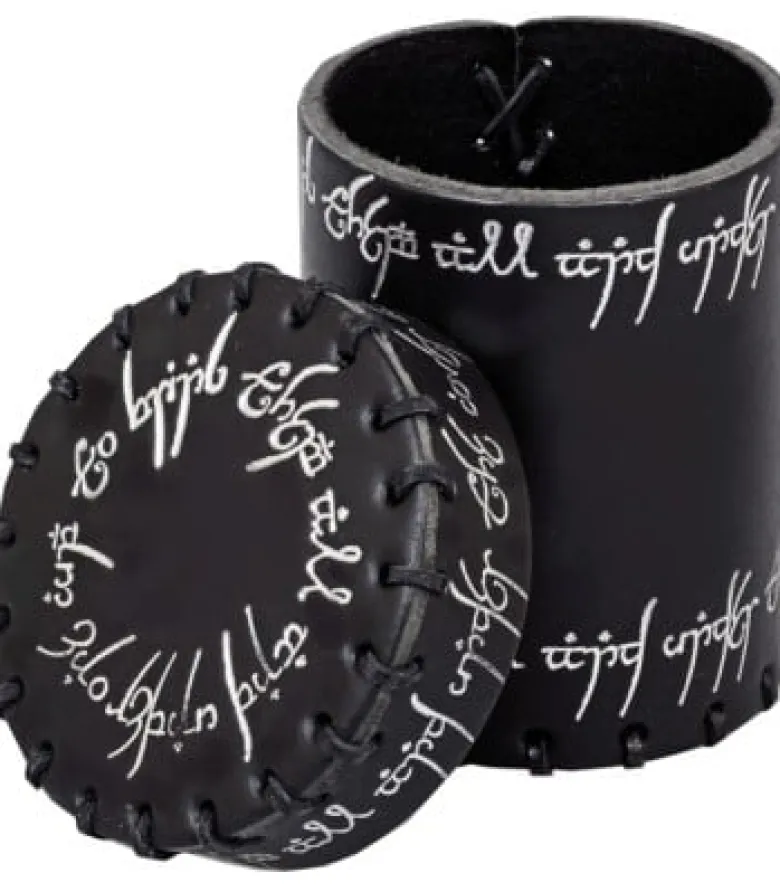 Q-Workshop: Elvish Dice Cup (Black Leather)