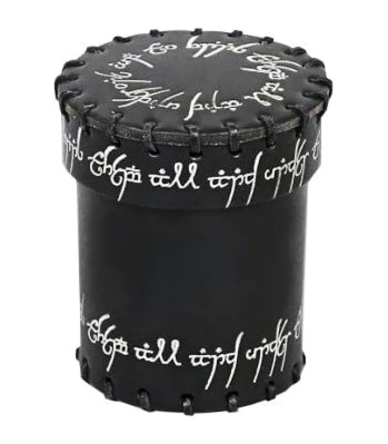 Q-Workshop: Elvish Dice Cup (Black Leather)