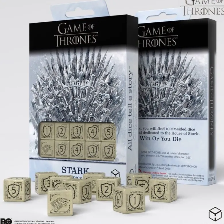 Q-Workshop: Game of Thrones D6 Dice Set - Stark