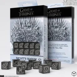 Q-Workshop: Game of Thrones D6 Dice Set - Night's Watch
