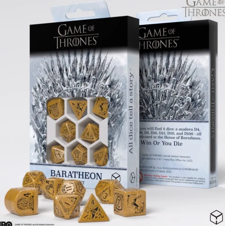 Q-Workshop: Game of Thrones Dice Set - Baratheon