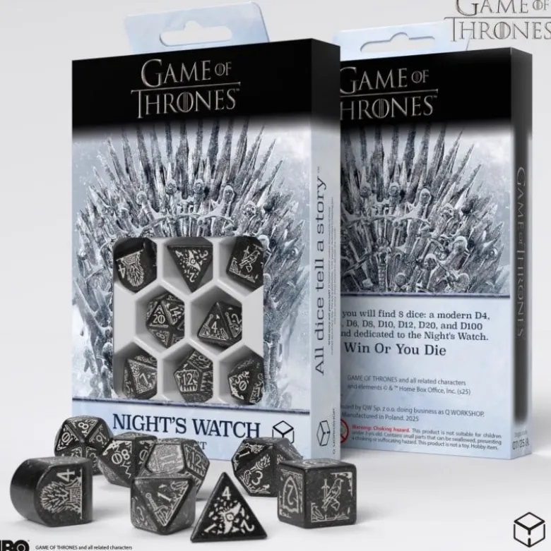 Q-Workshop: Game of Thrones Dice Set - Night's Watch