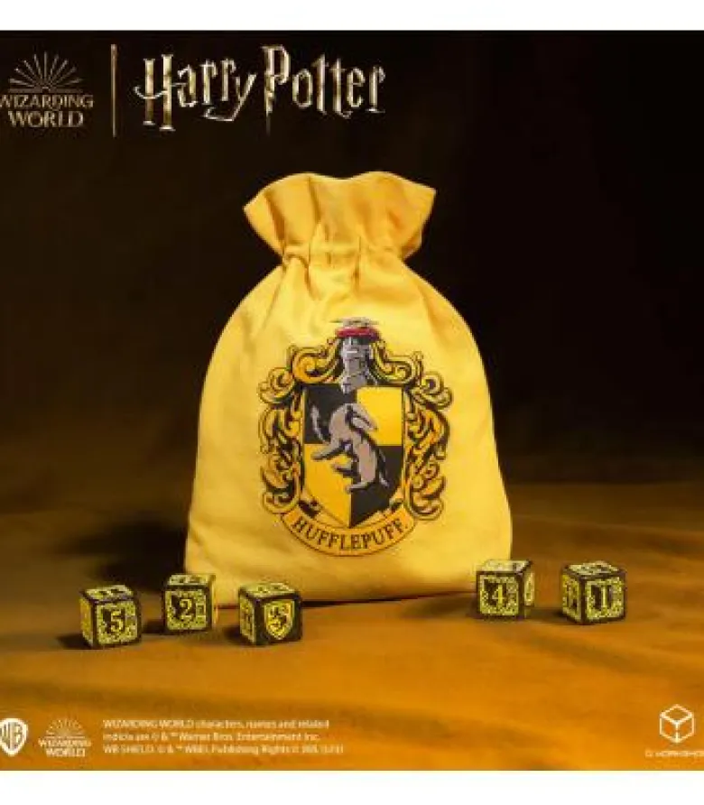 Q-Workshop: Harry Potter (Hufflepuff Dice & Pouch)