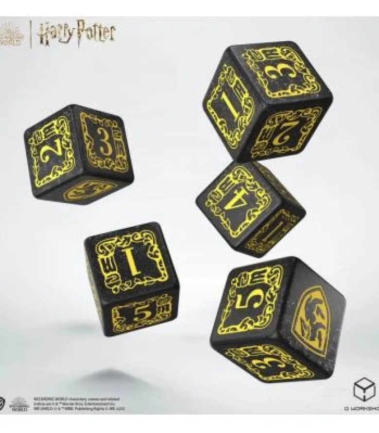 Q-Workshop: Harry Potter (Hufflepuff Dice & Pouch)