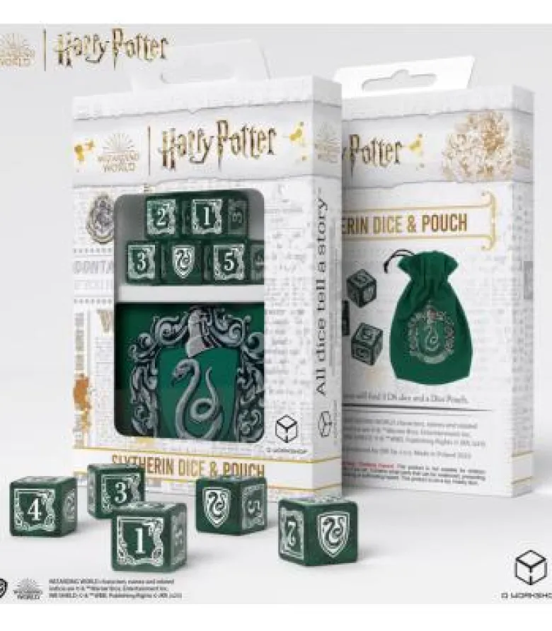 Q-Workshop: Harry Potter (Slytherin Dice & Pouch)