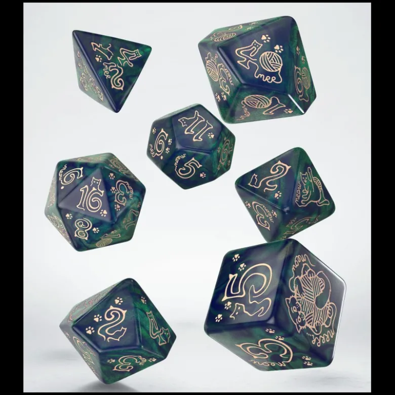 Q-Workshop: Jumbo Cats Dice Set (Whiskers)