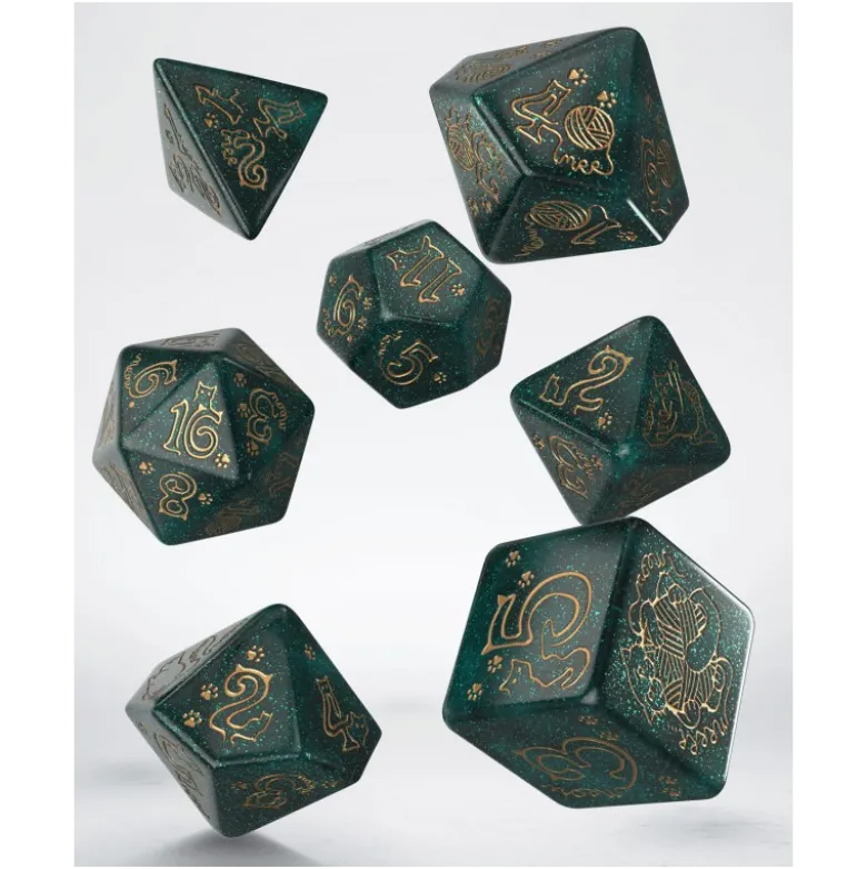 Q-Workshop: Jumbo Cats Dice Set (Merlin)