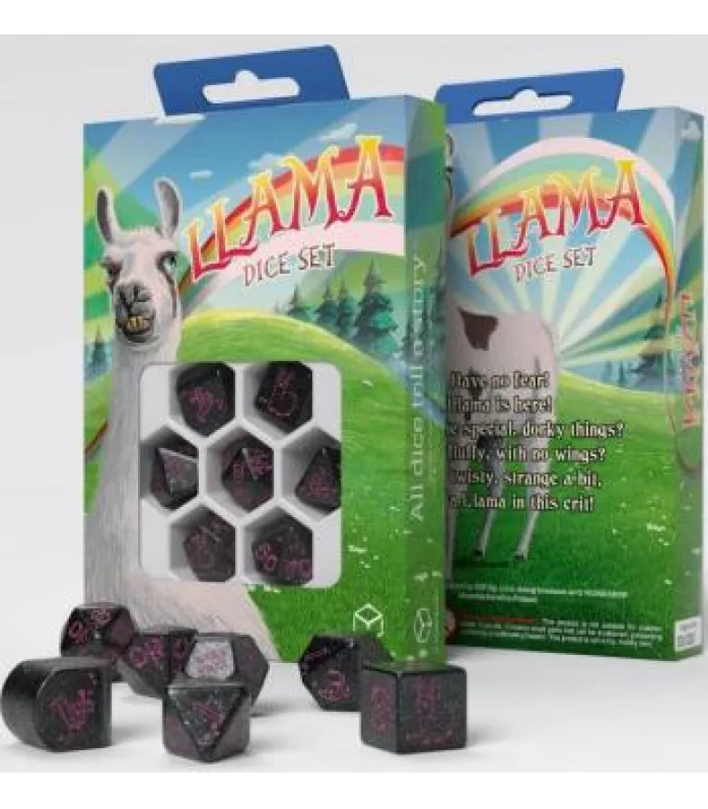 Q-Workshop: Llama Dice Set (Spitty)