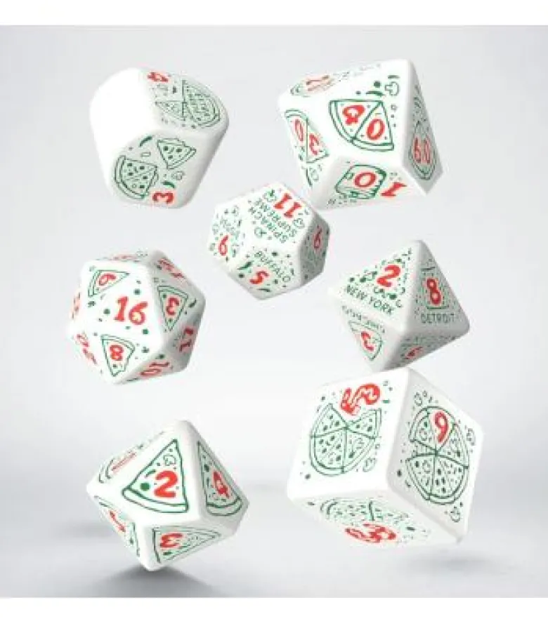 Q-Workshop: Pizza Dice Set (Pepperoni)