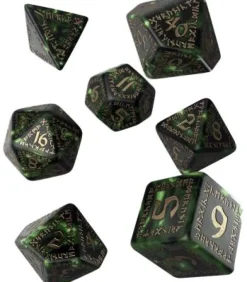 Q-Workshop: Runic (Bottle-Green & Gold)