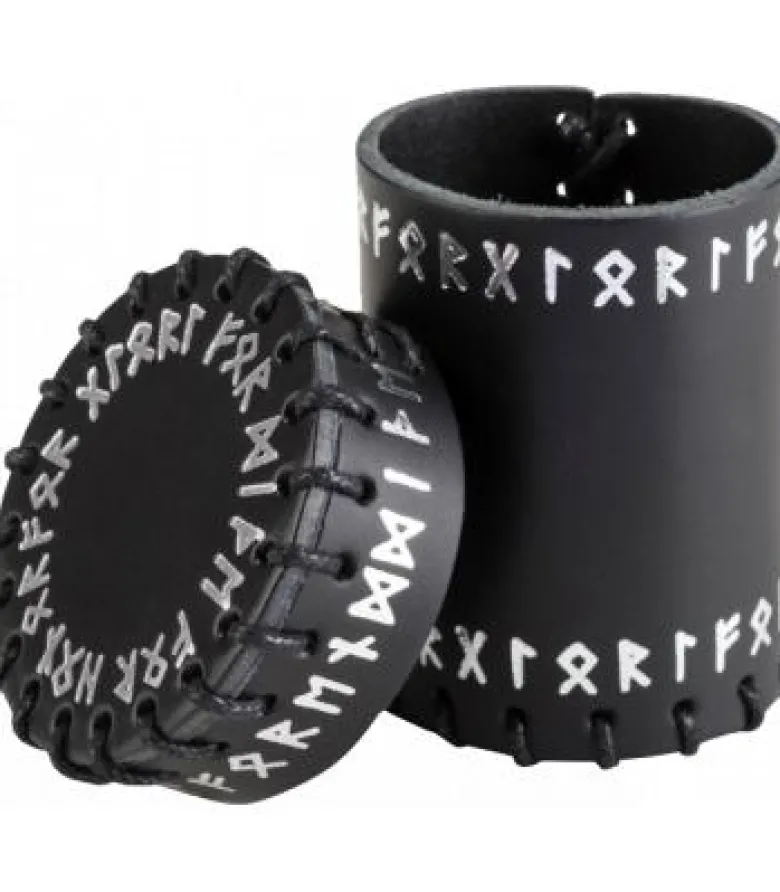Q-Workshop: Runic Dice Cup (Black)