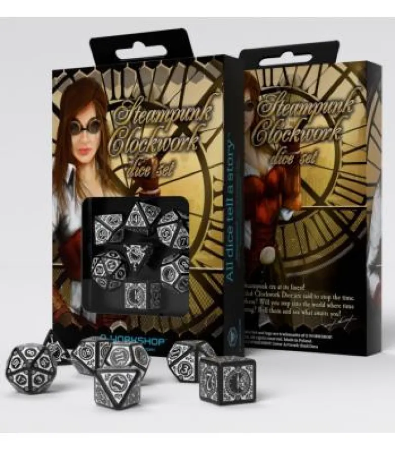 Q-Workshop: Steampunk Clockwork (Black & White)