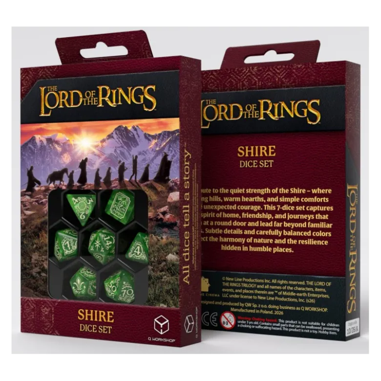 Q-Workshop: The Lord of the Rings Dice Set (Shire)