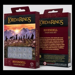 Q-Workshop: The Lord of the Rings 10XD6 Dice Set (Rivendell: Stone)