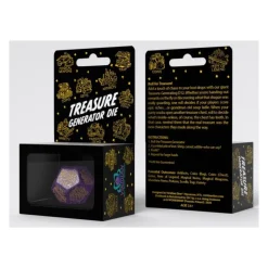 Q-Workshop: Treasure Generator Die (Shimmering Purple & Gold)