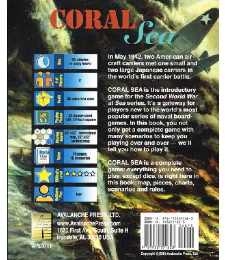Second World War at Sea: Coral Sea (Inglés)