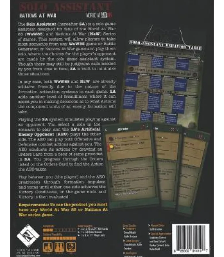 Solo Assistant: Nations at War & World at War 85 (Inglés)