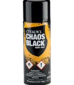 Spray de Imprimación Citadel: Chaos Black