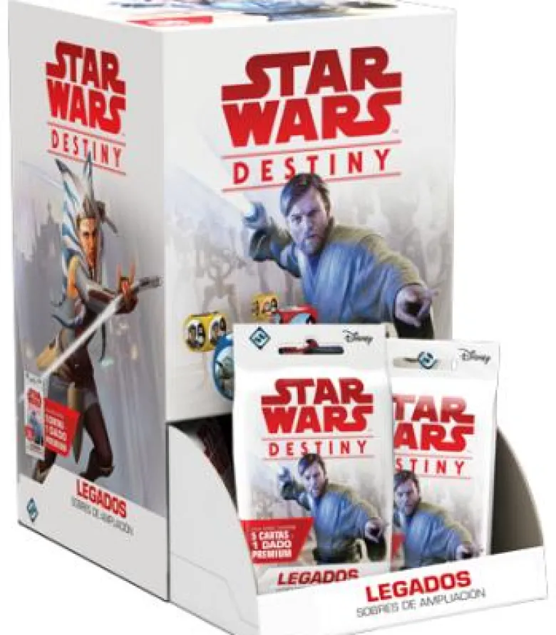 Star Wars Destiny: Legados (Expositor con 36 Sobres de Ampliación)