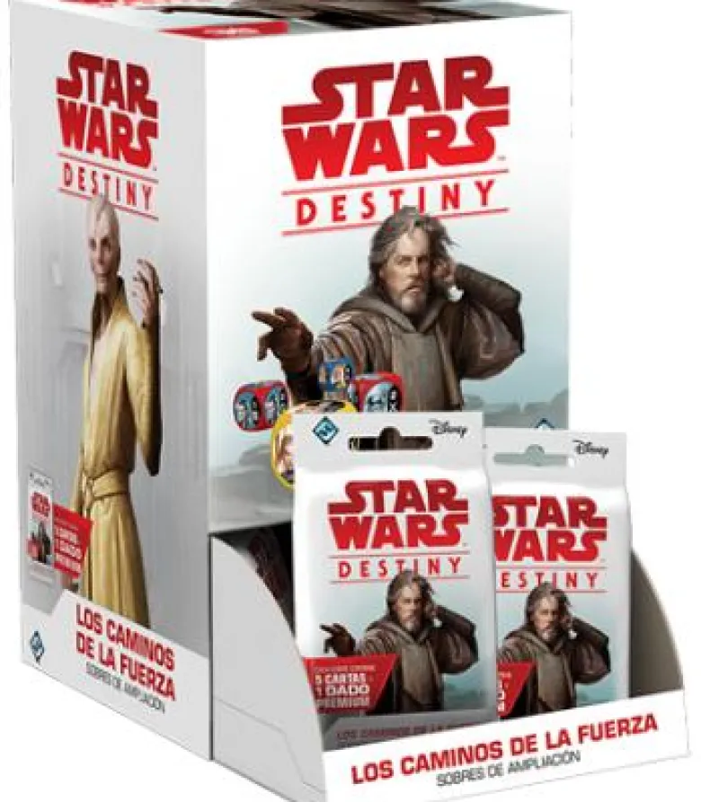 Star Wars Destiny: Los Caminos de la Fuerza (Expositor con 36 Sobres de Ampliación)