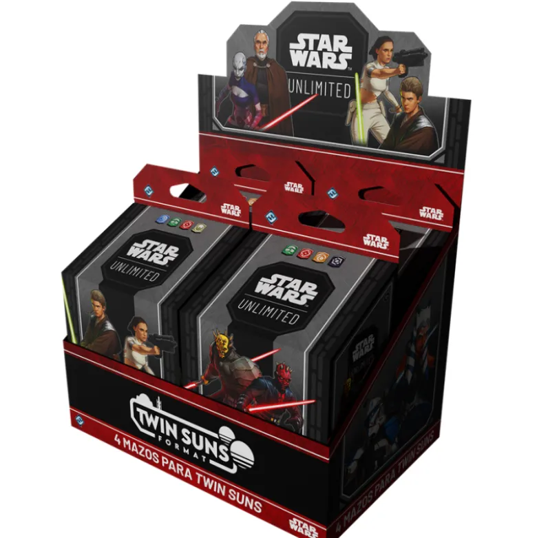 Star Wars Unlimited: Mazo de Twin Suns (Pack 4 Mazos)
