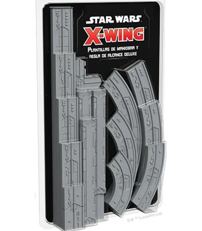Star Wars X-Wing 2.0: Plantillas de Maniobra y Regla de Alcance Deluxe