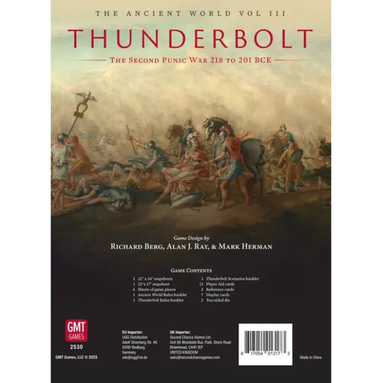 Thunderbolt: The Second Punic War 218 to 201 BCE
